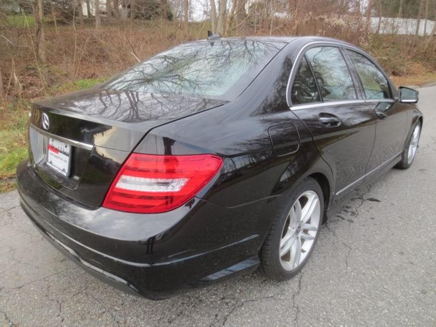 2013 Black /Black Mercedes-Benz C-Class (WDDGF4HBXDA) , located at 270 US Route 6, Mahopac, NY, 10541, (845) 621-0895, 41.349022, -73.755280 - Photo#3